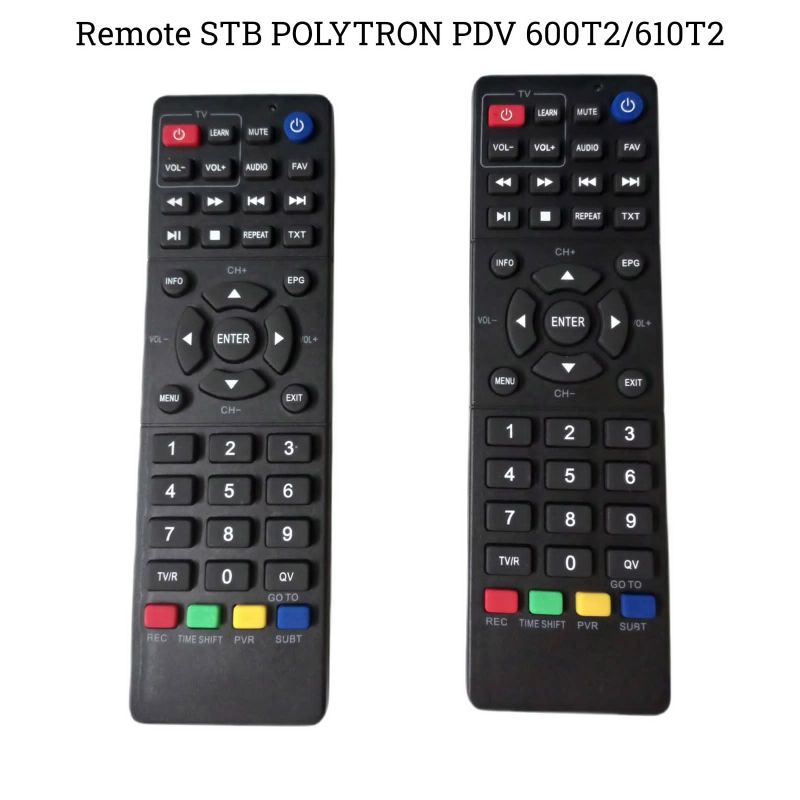 Remote Set Top Box Polytron PDV 600t2/610t2
