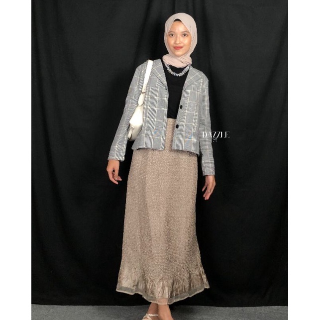 Houndstooth Blazer by DazzleFit