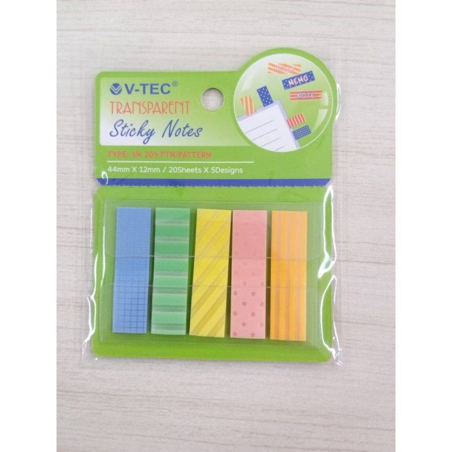 V-TEC Sticky Notes SN 205 PTN/Pattern