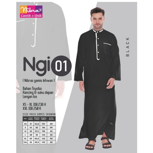 Jubah dewasa by nibras