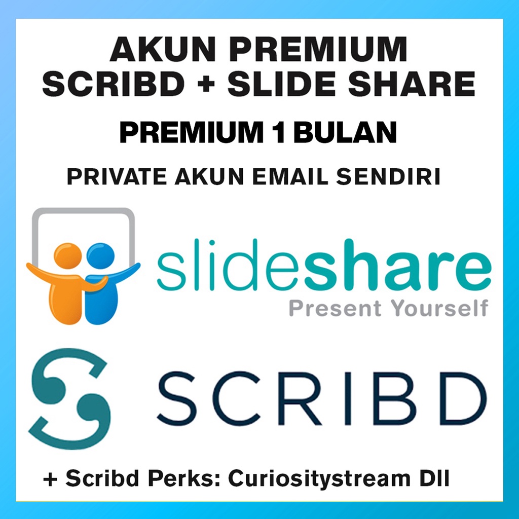 Scribd + Slideshare 1 Bulan Privaate