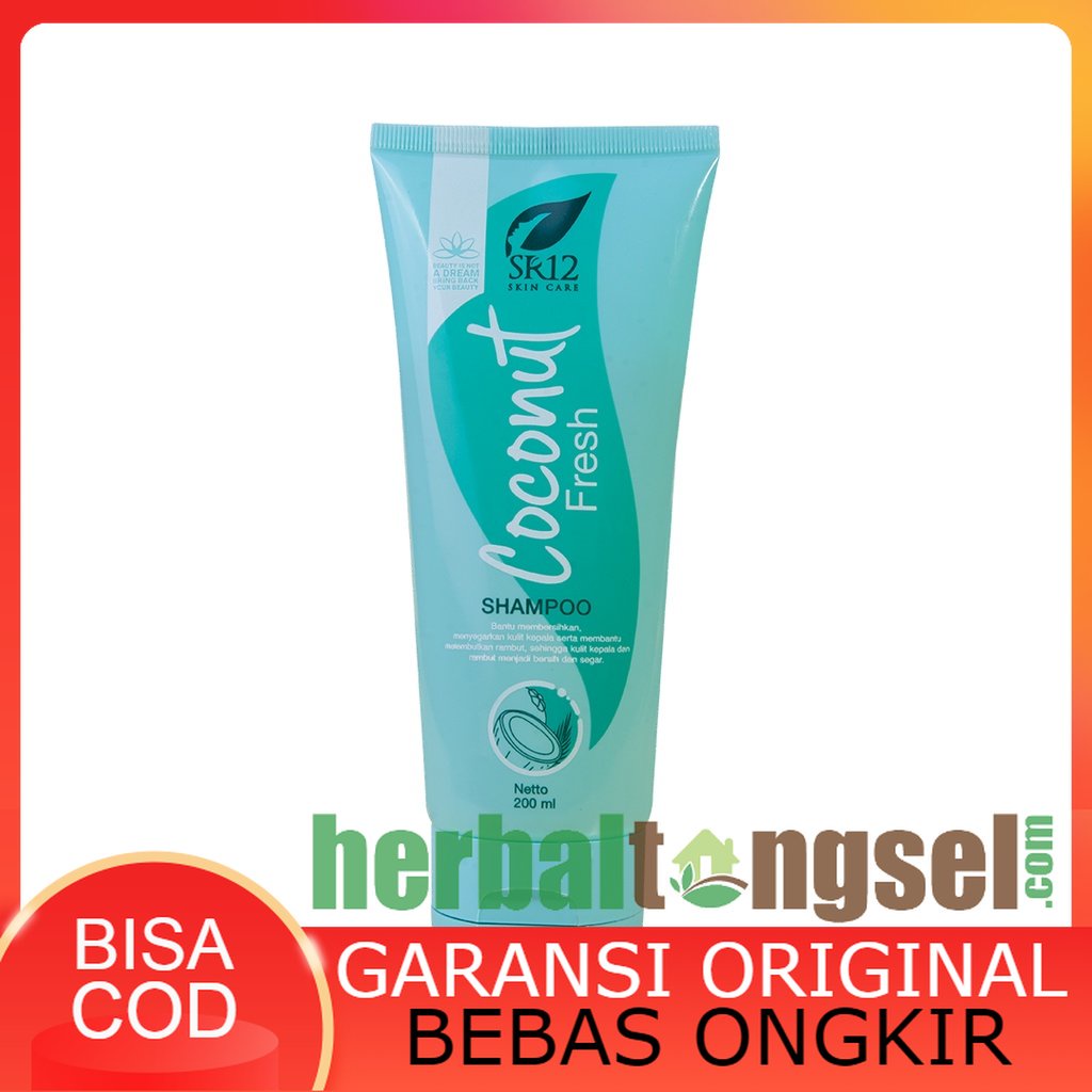 SR12 Coconut Shampoo 200ml GARANSI ORIGINAL