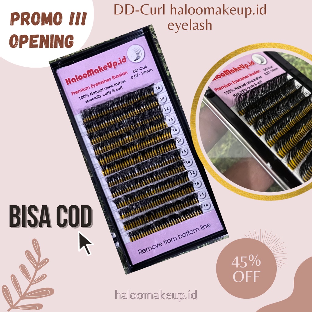 DD-Curl RUSSIAN haloomakeup.id Eyelash