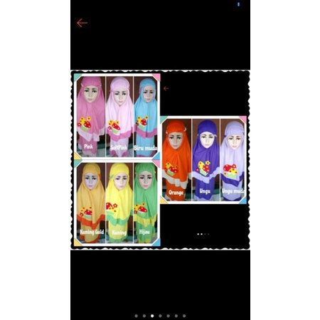 mukena anak custom