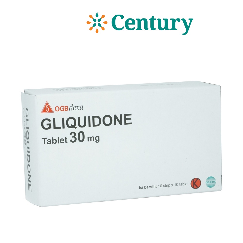 GLIQUIDONE GENERIK_01 30 MG 1 STRIP @ 10 TABLET
