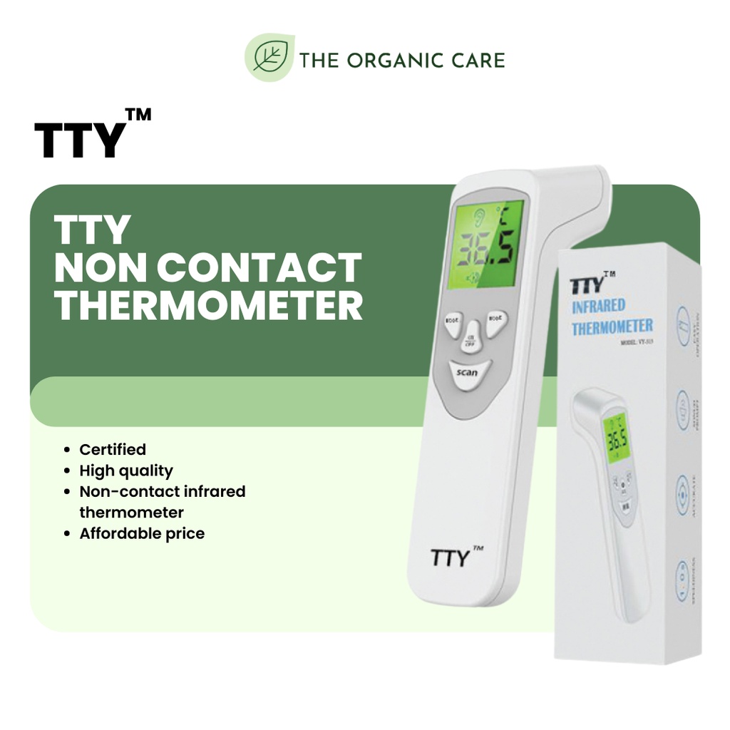 TTY FOREHEAD THERMOMETER NON CONTACT