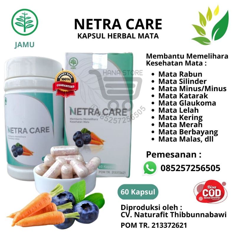 NETRA CARE Kapsul Herbal Mata