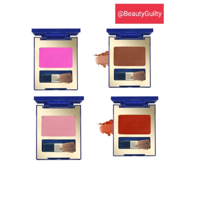 Inez Blusher With Brush/inez blush on