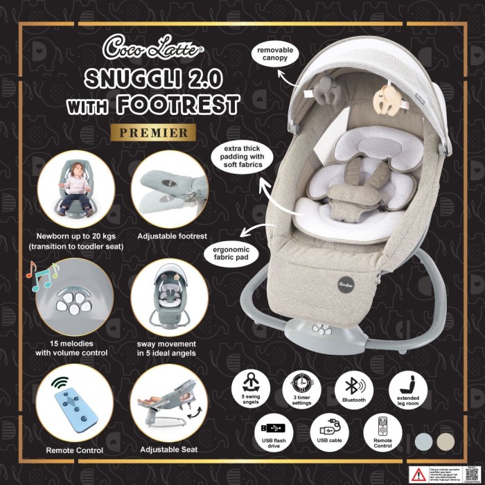 Bayi Cocolatte Snuggli Premier