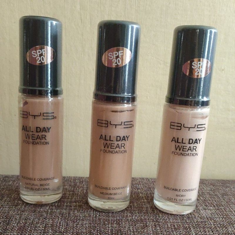 BYS All Day Wear Foundation Buildable Coverage