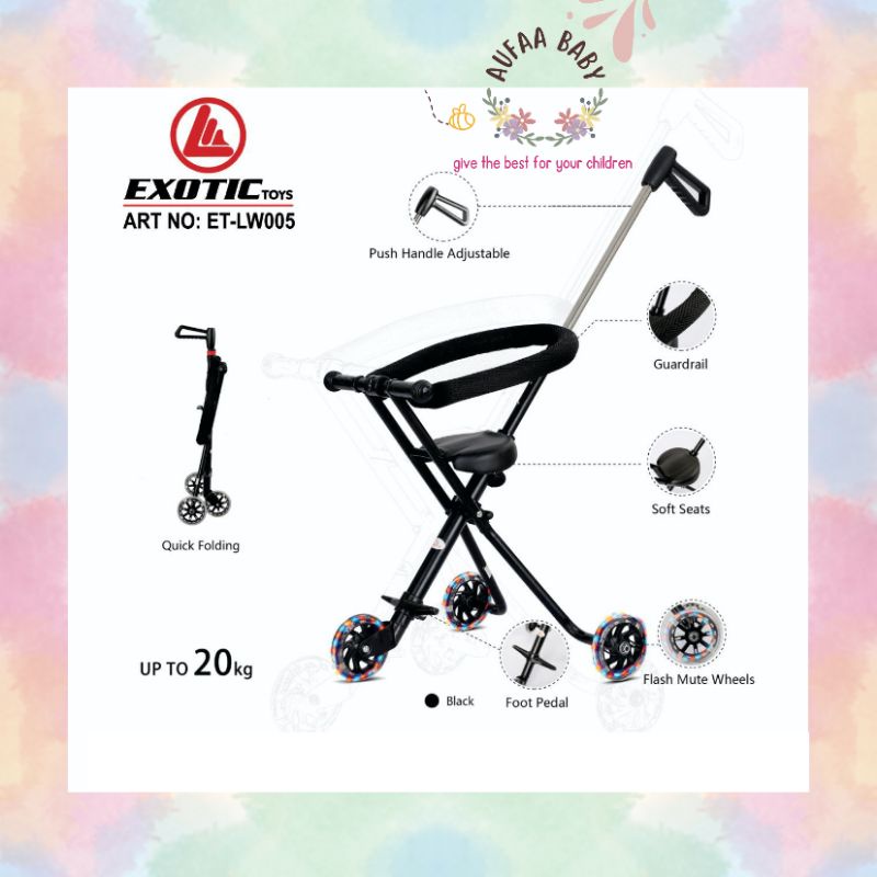 AUFAA ❤ STROLLER MICROTRIKE ANAK EXOTIC LW 005 MURAH