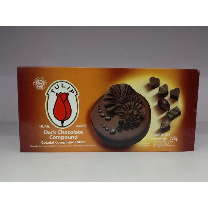 Tulip dark chocolate compound