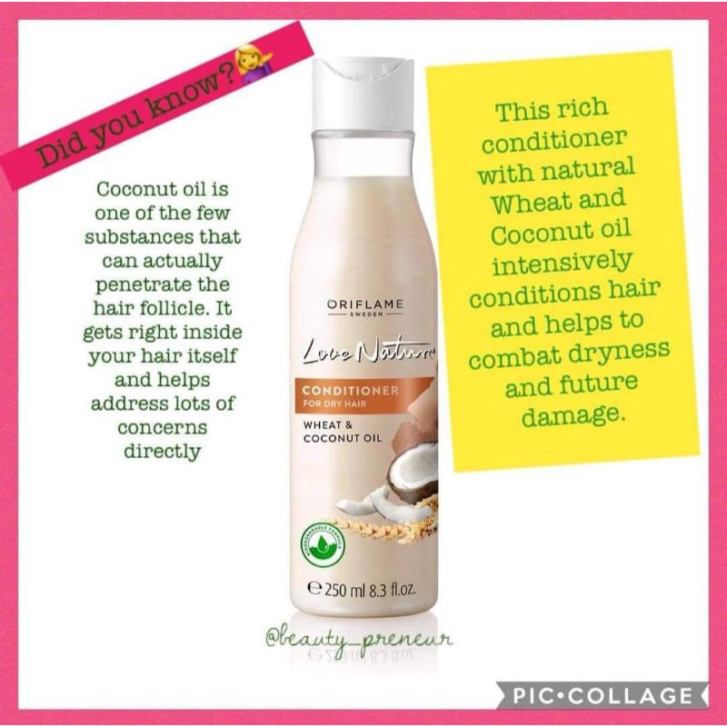 love nature conditoner coconut