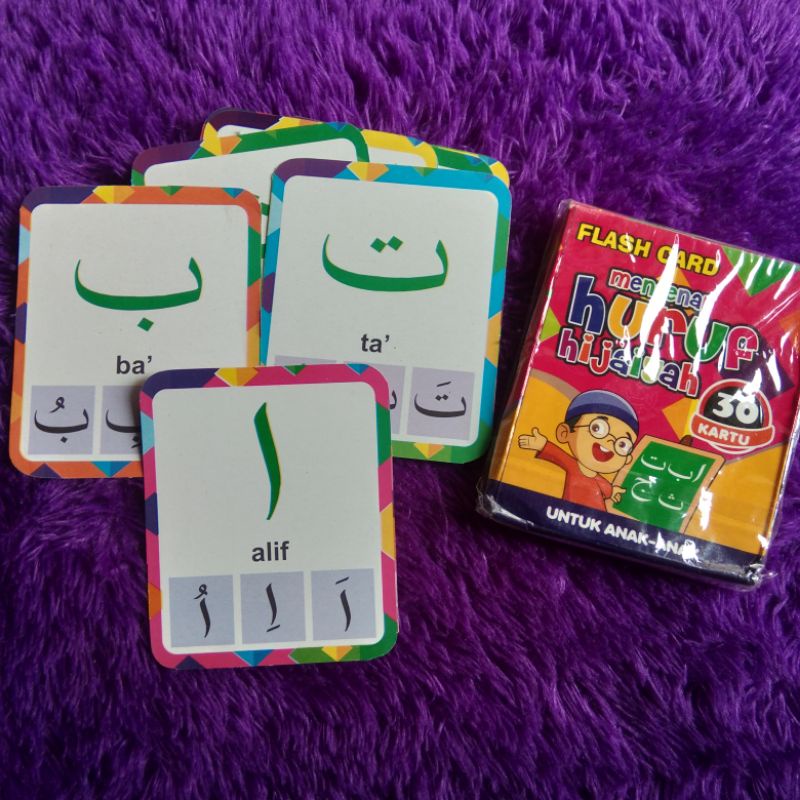 Kartu Flashcard Hijaiyah