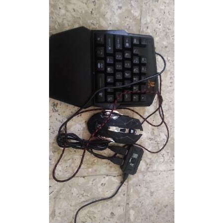 mouse + keyboard + converter gaming