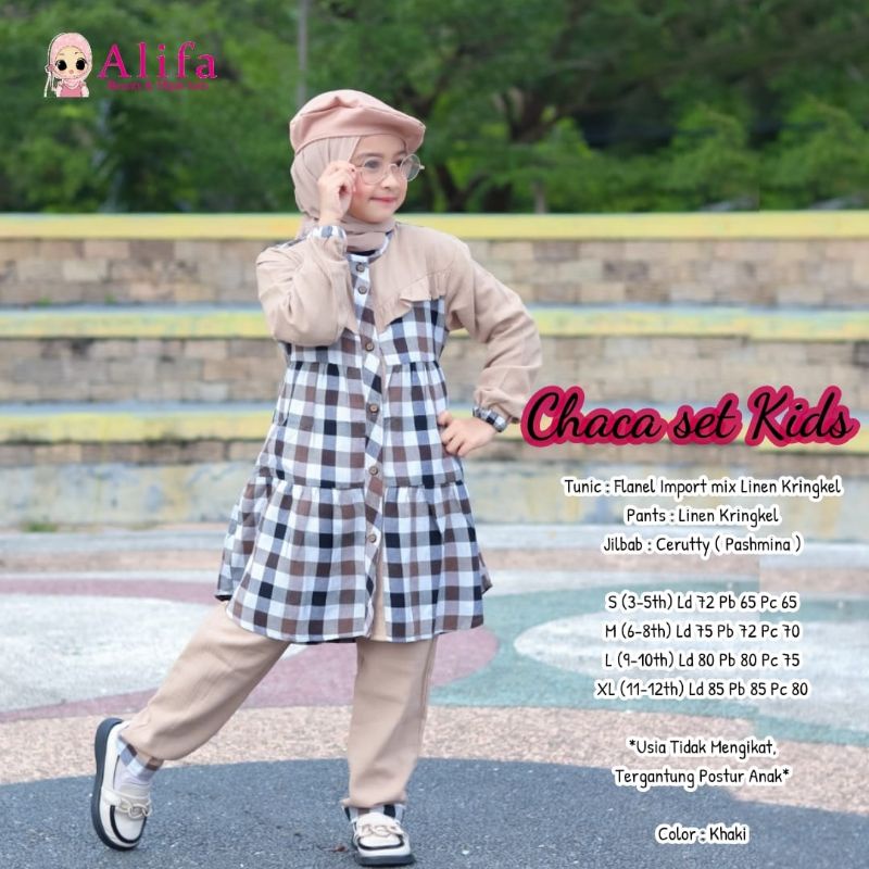 Chaca set kids by Alifa