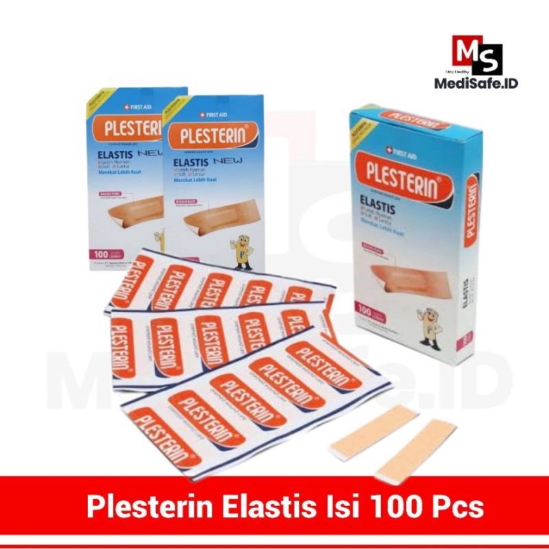 Plesterin Elastis Onemed Plester Luka isi 100 Pcs