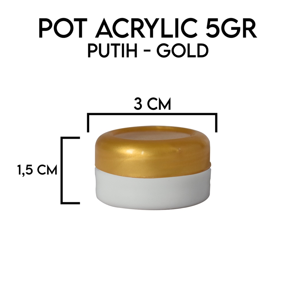 POT 5 GR EMAS PUTIH
