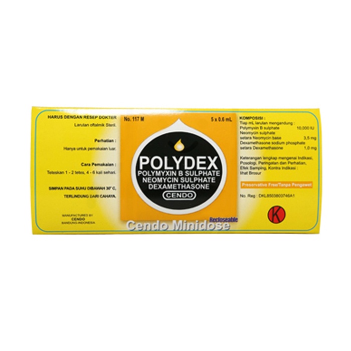 POLYDEX EYEDROP 1 BOTOL @ 5 ML