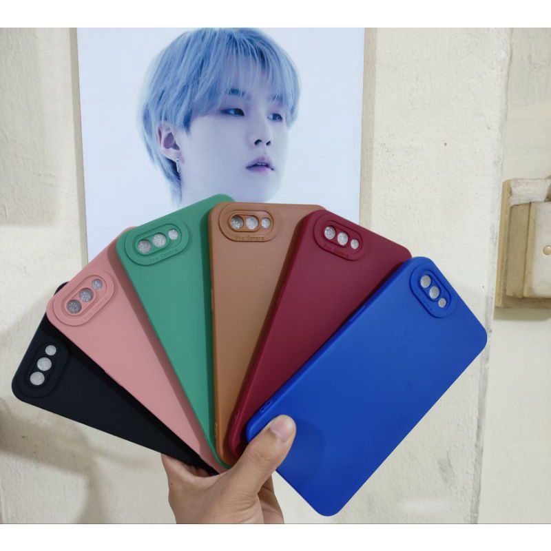 CASE MACARON SILIKON realme C1 /C2 softcase macaron pro camera pro tector