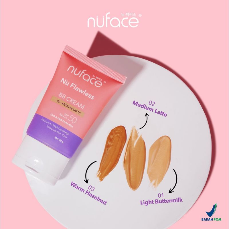 NUFACE NU FLAWLESS BB CREAM 30gr