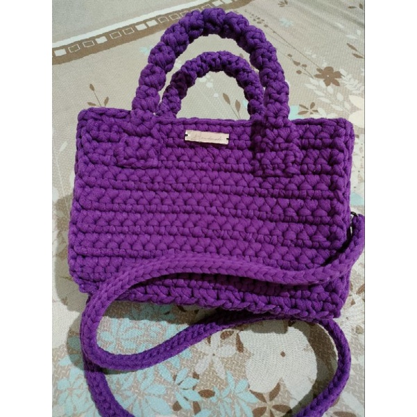 Tas Rajut Ungu