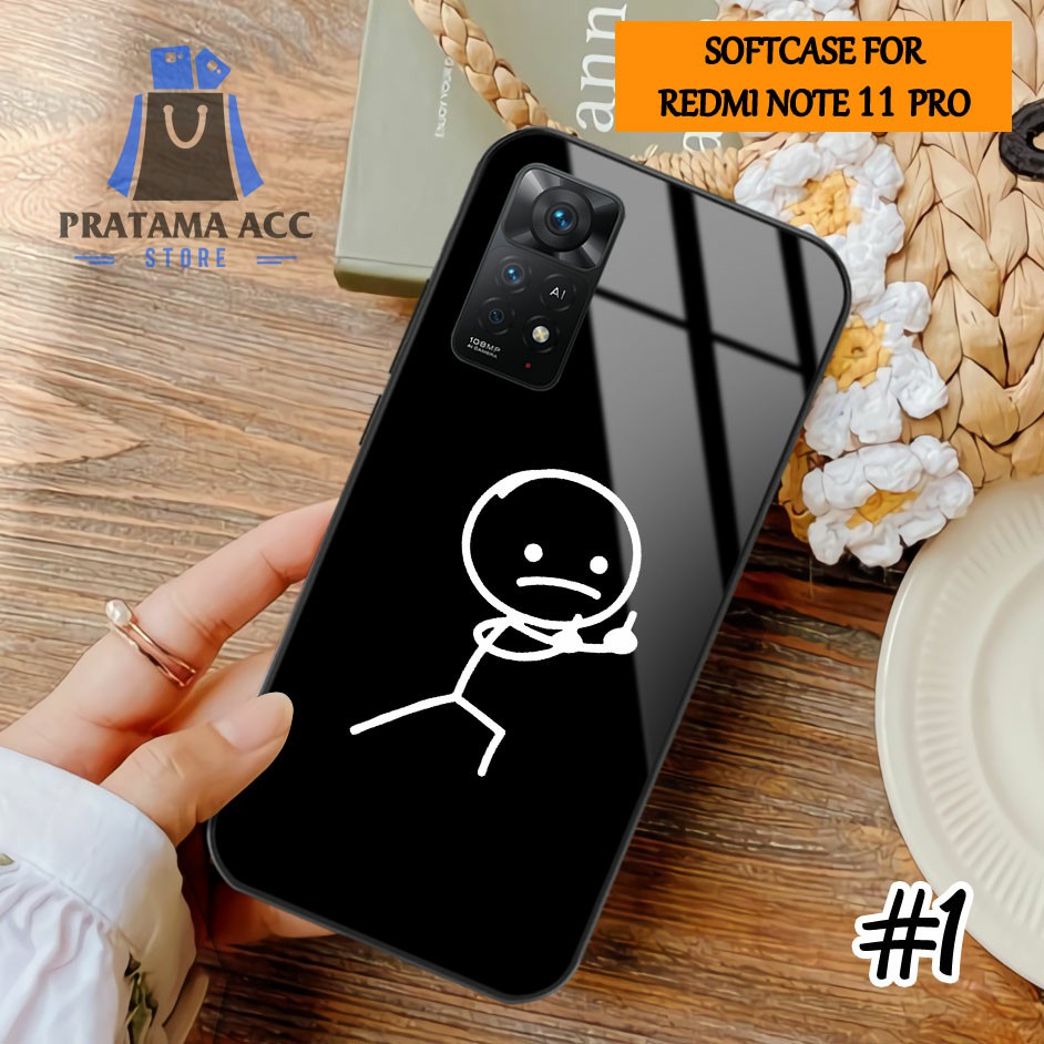 {PS593} Softcase Kaca REDMI NOTE 11 PRO - Casing HP REDMI NOTE 11 PRO
