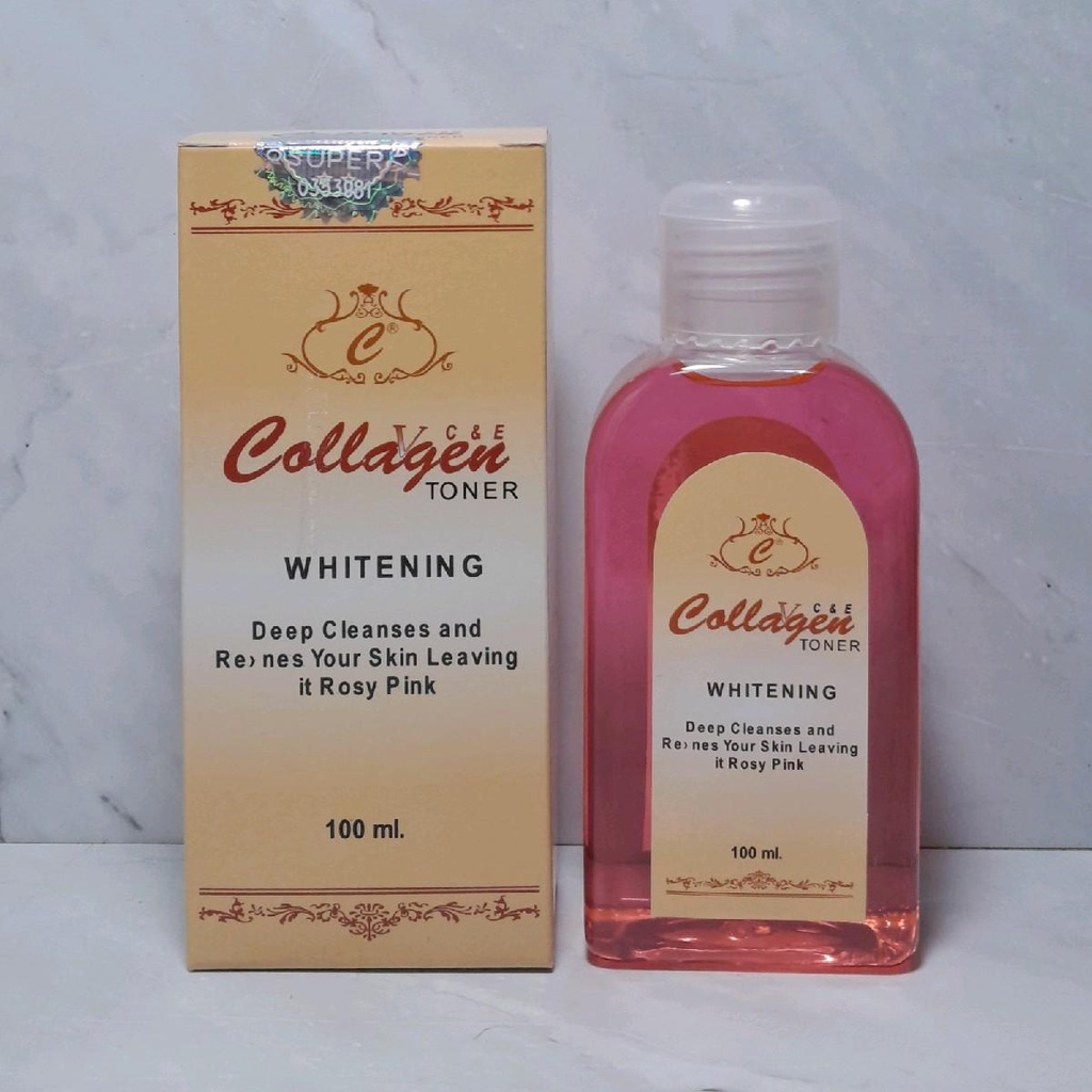 Toner Collagen Whitening Vit C & E 100ml