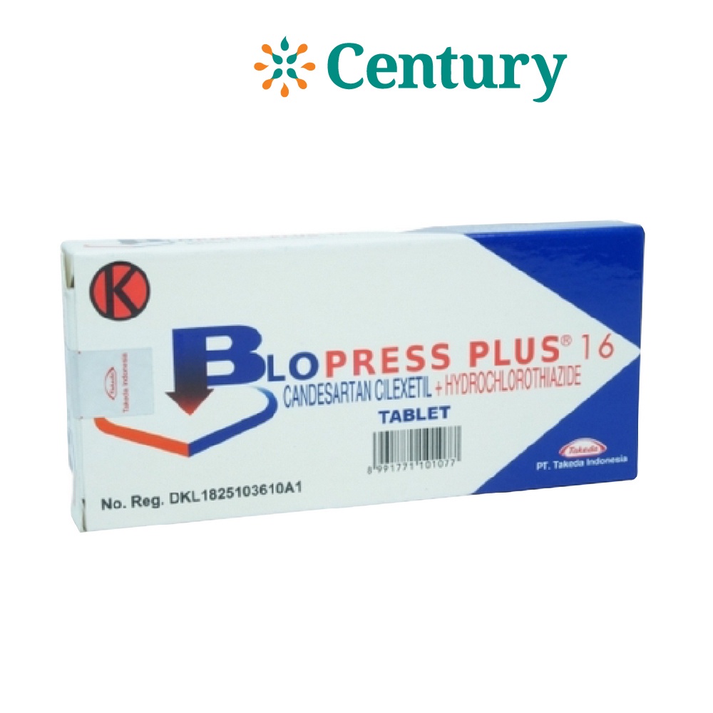 BLOPRESS PLUS 16 1 BLISTER @ 7 TABLET