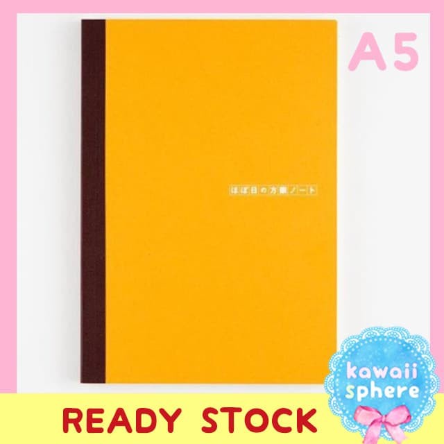 Note Hobonichi Plain Notebook Cousin A5 Grid Ready Stock