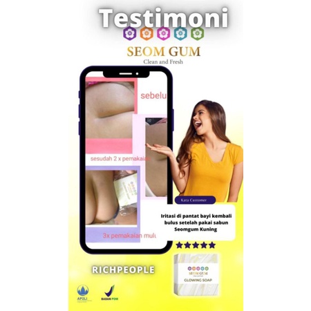 seom gum glowing soap