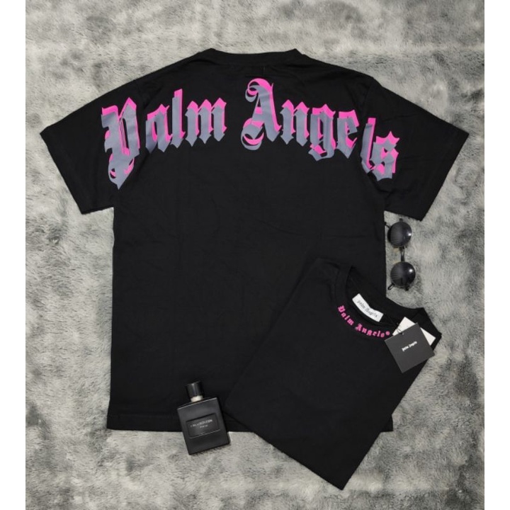 KAOS BAJU TSHIRT P*LM ANGELS BASIC PINK ORIGINAL