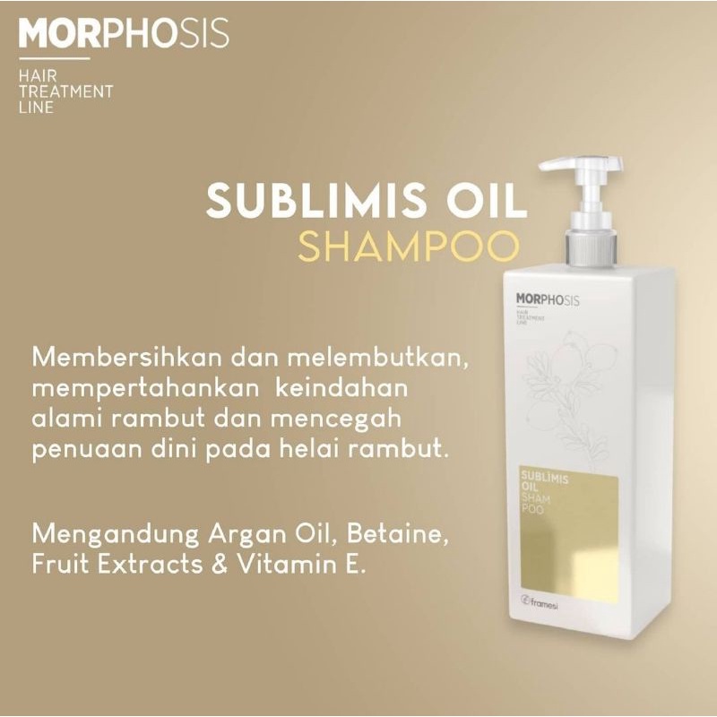 Framesi Morphosis Sublimis Oil Shampoo 1000ml