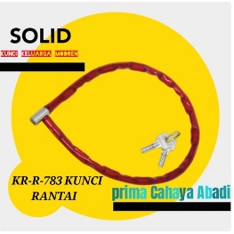 SOLID GEMBOK KR-R-783 KUNCI RANTAI SEPEDA SERBAGUNA