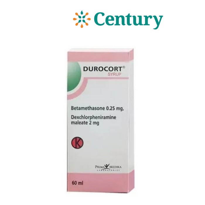 DUROCORT SIRUP 1 BOTOL @ 60 ML