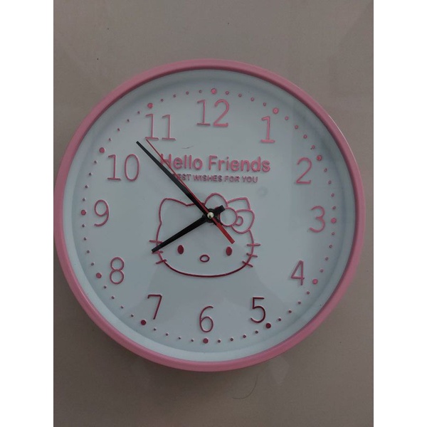 Jam Dinding Hello Kitty