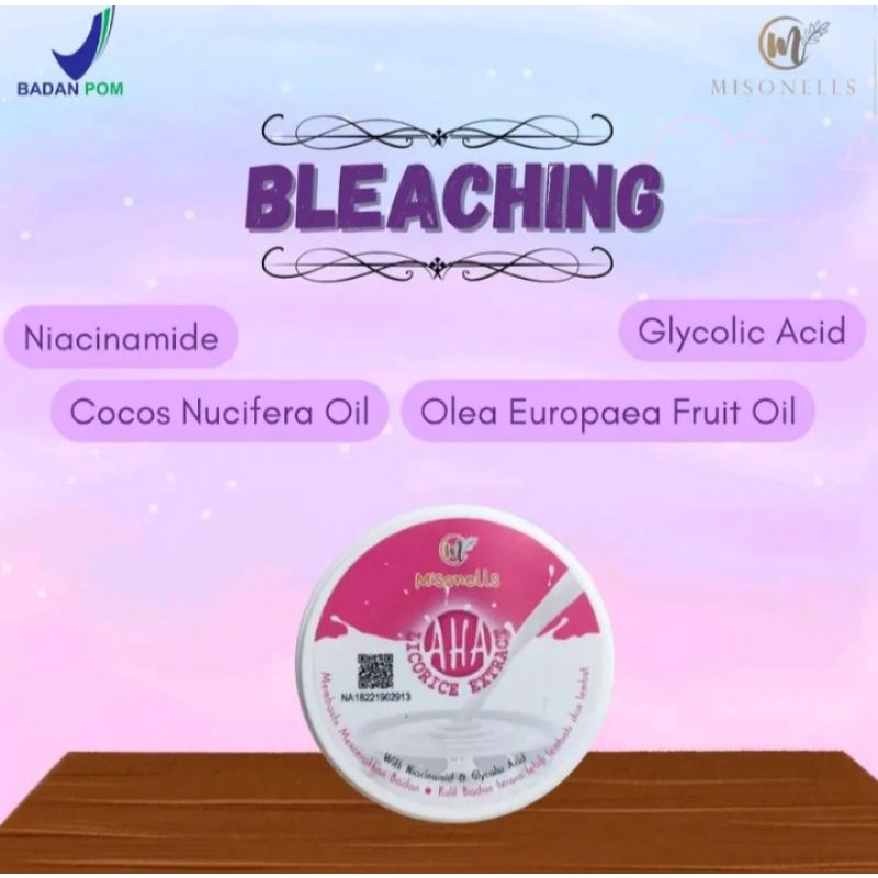BLEACHING PEMUTIH AHA MISONELLS BPOM