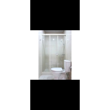 pintu kaca kamar mandi /shower screen single panel