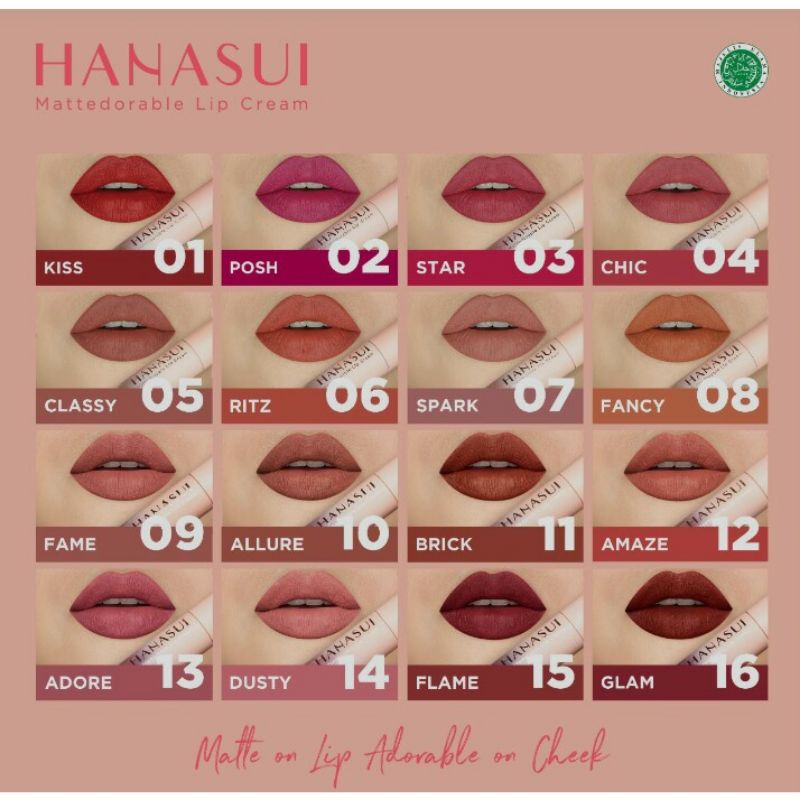 Lipcrem Hanasui Lengkap