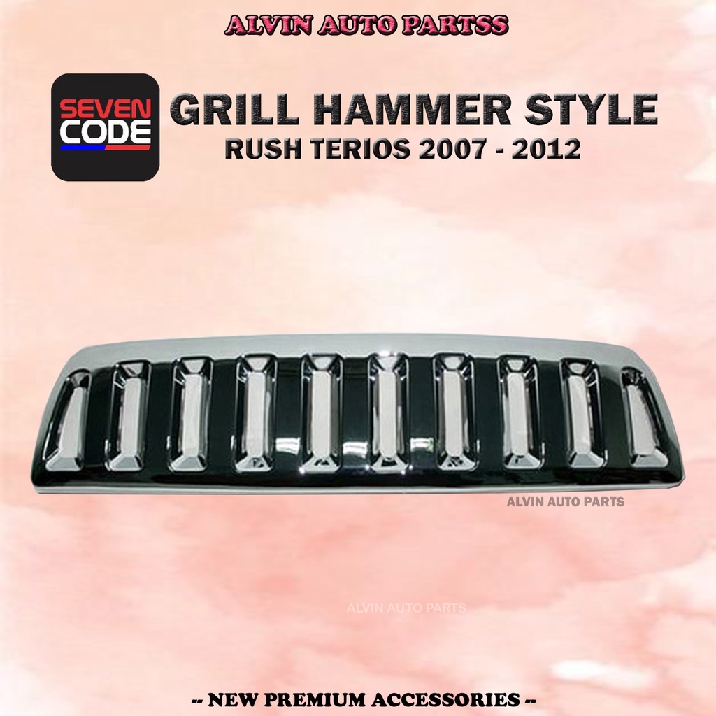 GRILL HAMMER STYLE RUSH TERIOS 2007 - 2012 - CHROME