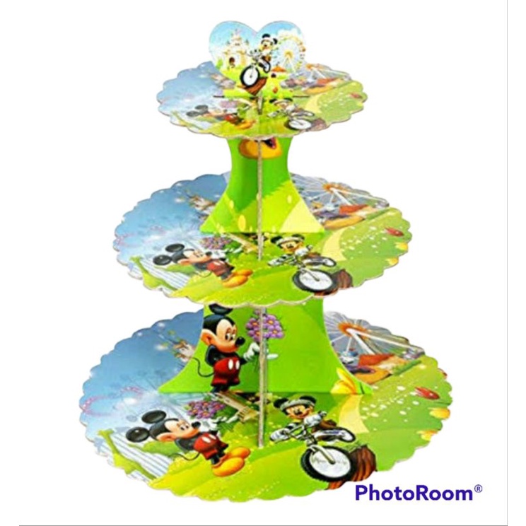 Standing Cake 3 Susun Karakter Micky