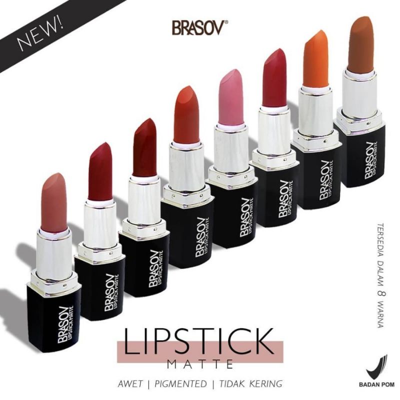 BRASOV Lipstick Matte BPOM