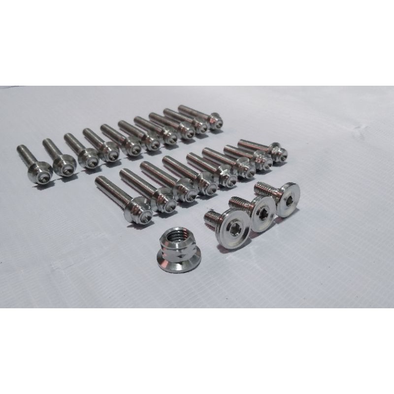baut handmade blok mesin wave 125