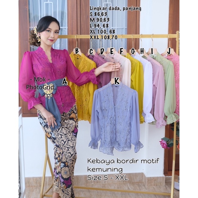 kebaya bordir