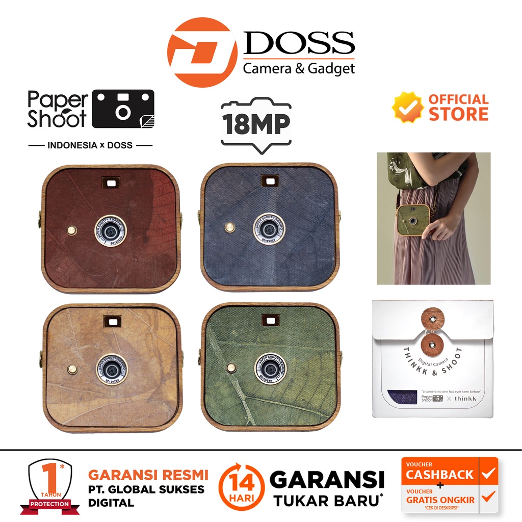 Paper Shoot Thinkk&Shoot Camera Set Leaf 18Mp