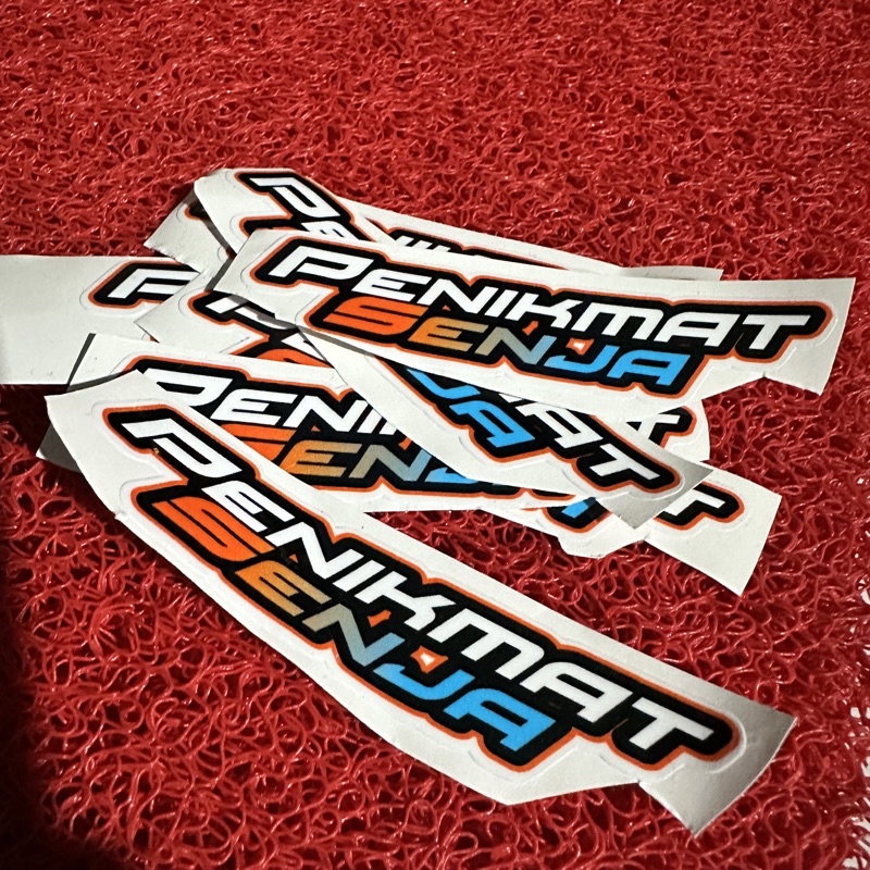 stiker penikmat senja