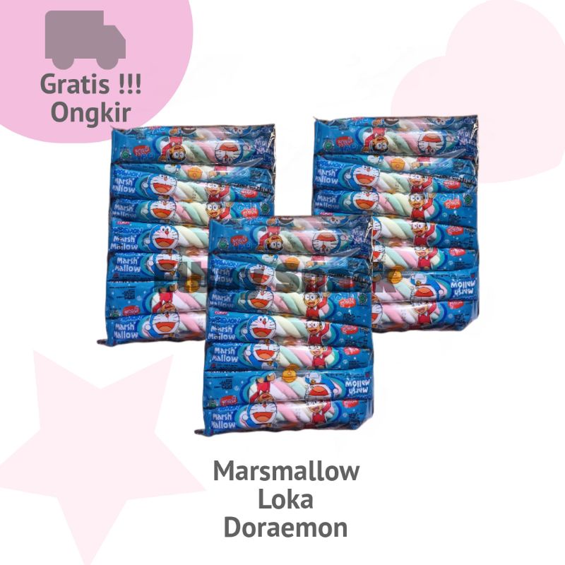 Marsh Mallow Loka Doraemon 20pcs
