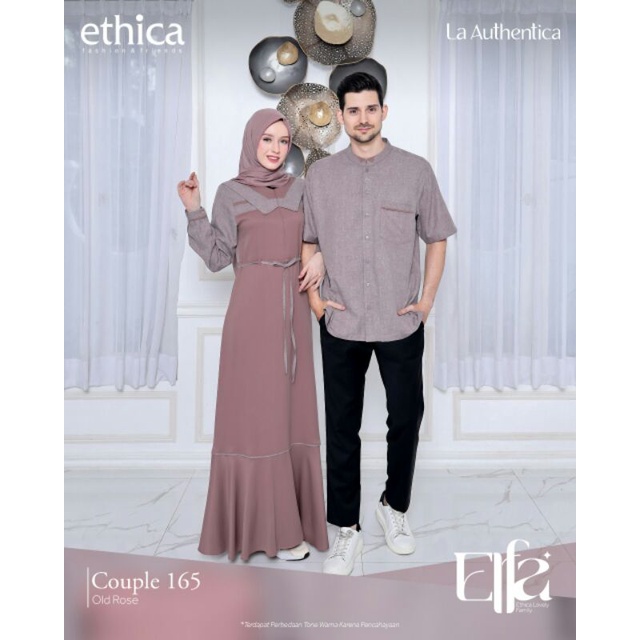 COUPLE 165 OLD ROSE