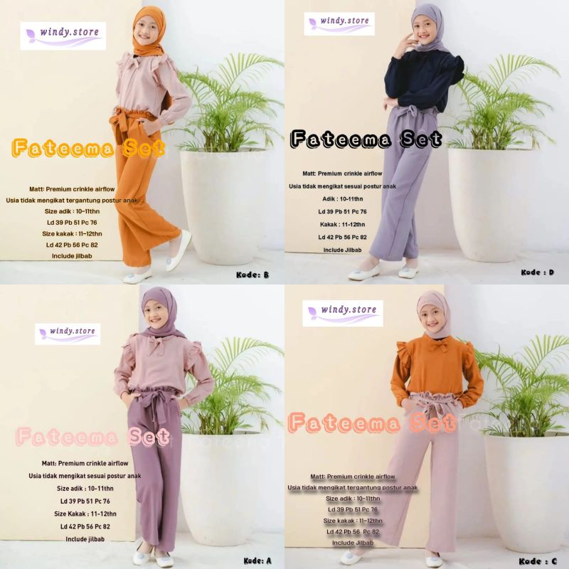 FATEMA SET KIDS