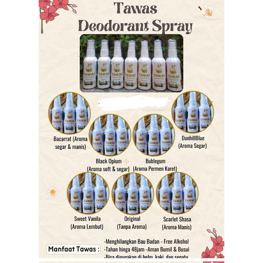 OBRAL TAWAS DEODORANT SPRAY
